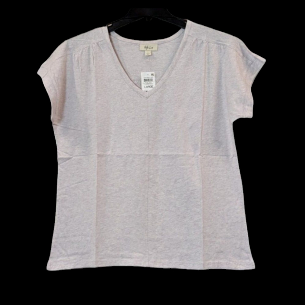 Style & Co. Dolman Top Lavender Cloud Size Medium